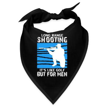 Long Range Shooting - Bandana - Schwarz - Vorne