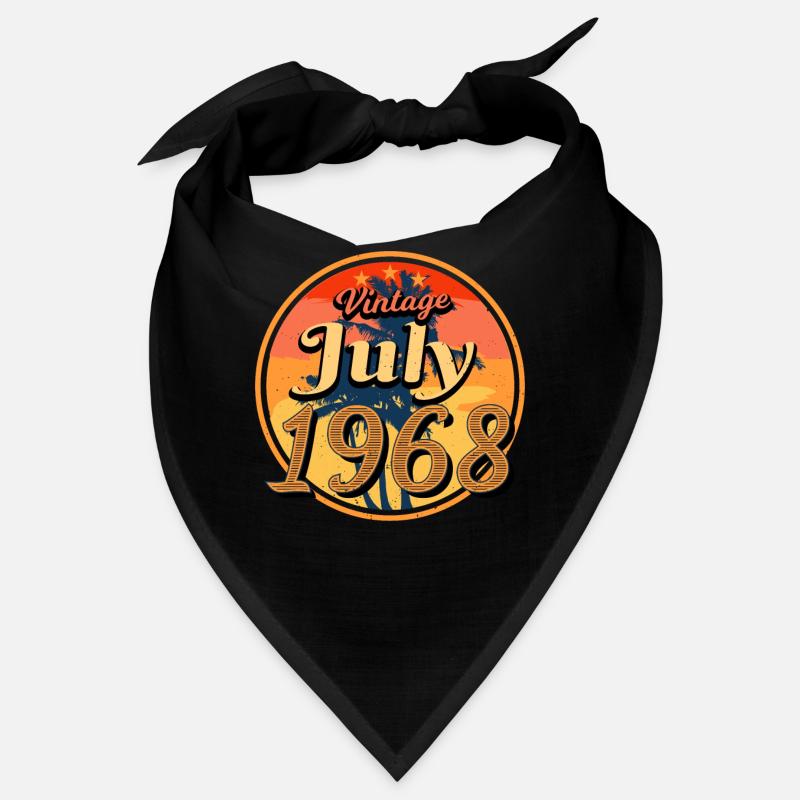 Juillet 1968 Rétro Bandana