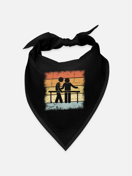 Physiotherapist Gift - Bandana - black - Front