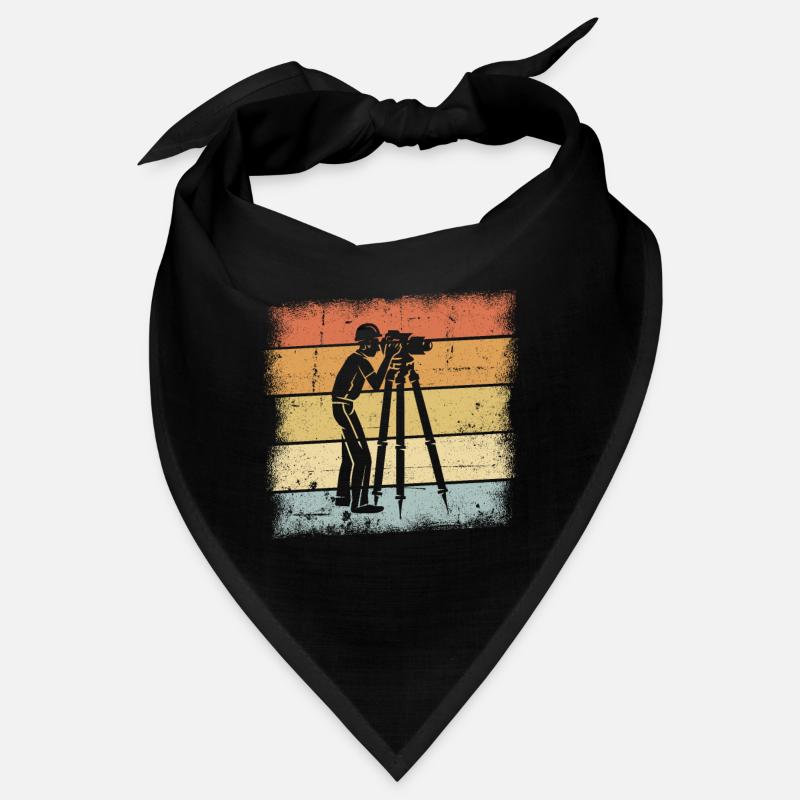 Vermesser Geschenk - Bandana - Schwarz