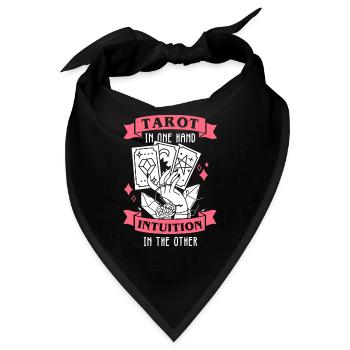 Divination Intuition Tarot Cards Fortune Telling - Bandana - Schwarz - Vorne