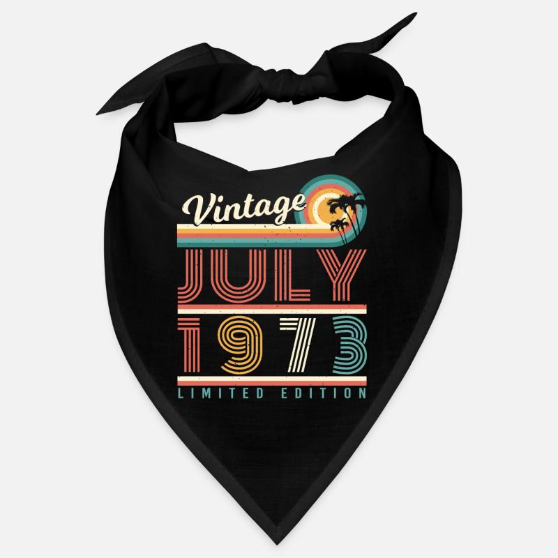 1973 Im Juli Retro Bandana