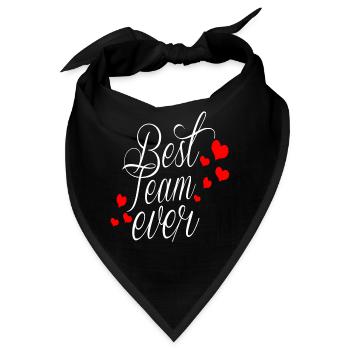 BEST TEAM EVER - Bandana - Schwarz - Vorne