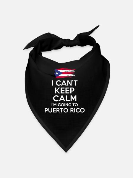 Puerto Rico Holidays - Bandana - black - Front