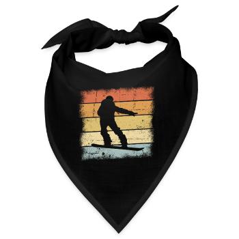 Snowboarder Outfit - Bandana - Schwarz - Vorne