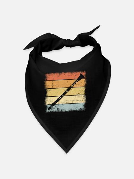 Clarinet - Bandana - black - Front
