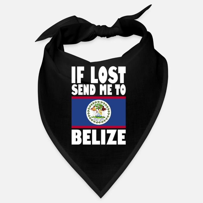 Belize Flagge Spruch Bandana