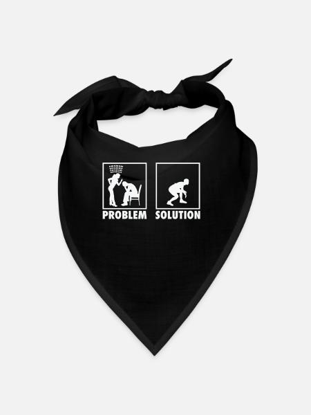 Wrestling Wrestlers Statement Problem Solution. - Bandana - noir - Devant