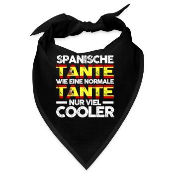 Espana Spanierin Tante Spanien - Bandana - Schwarz - Vorne
