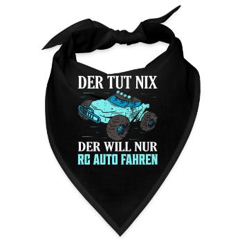 Der tut nix der will nur RC Auto fahren RC Car Mod - Bandana - Schwarz - Vorne