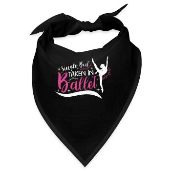 Ballet Ballerina Dance Dancer Dancing Ballet Gift - Bandana - Schwarz - Vorne