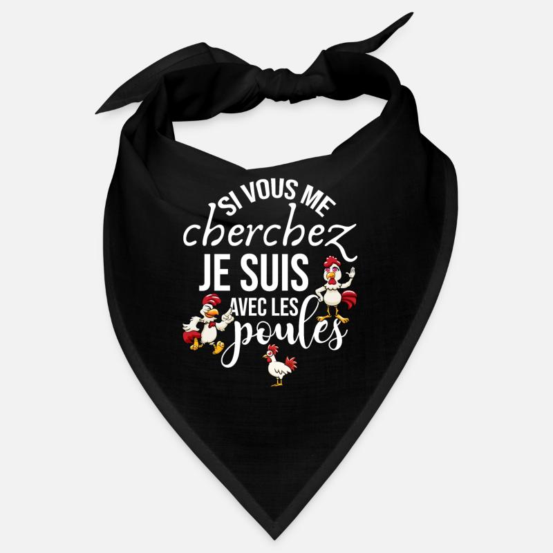 Poules Idée Cadeau Si Vous Me Cherchez Humour Bandana