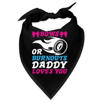 Vater Vatertag Daddy LGBTQ - Bandana - Schwarz - Vorne