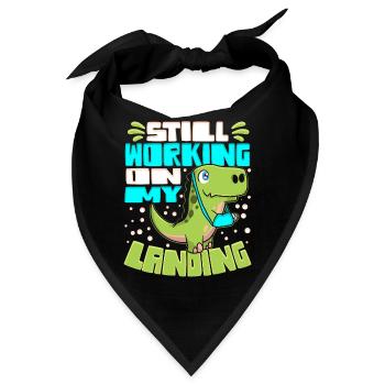 Arm Gebrochen Gebrochener Arm - Bandana - Schwarz - Vorne
