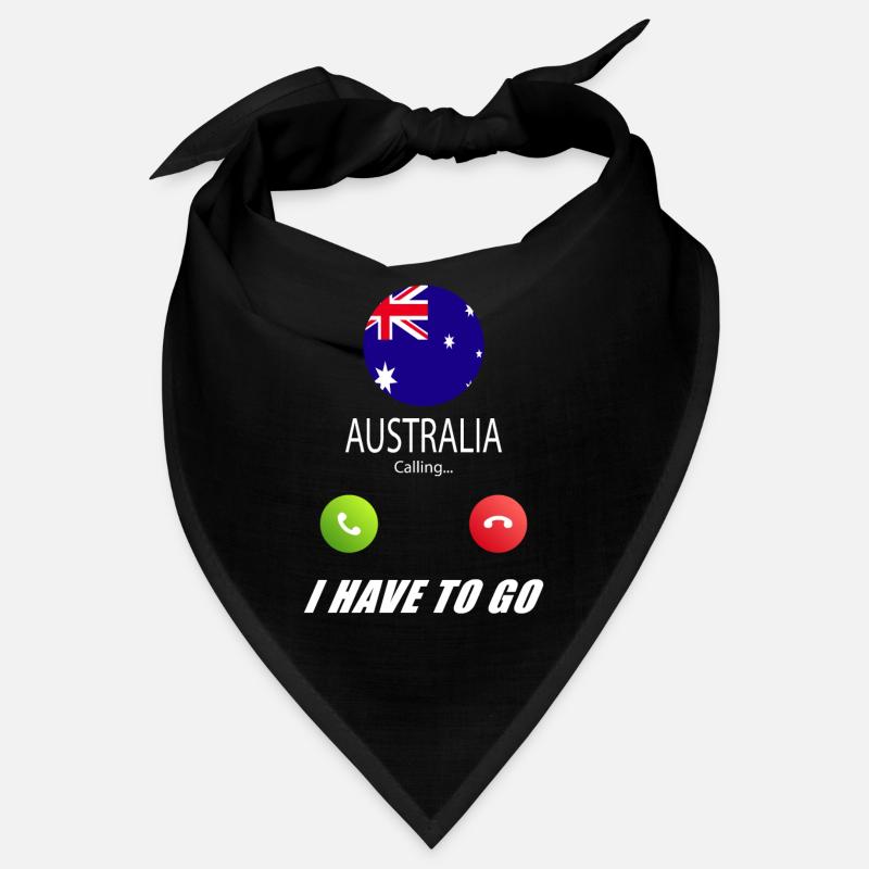 Australien ruft an Lusiger Flaggen Spruch Bandana