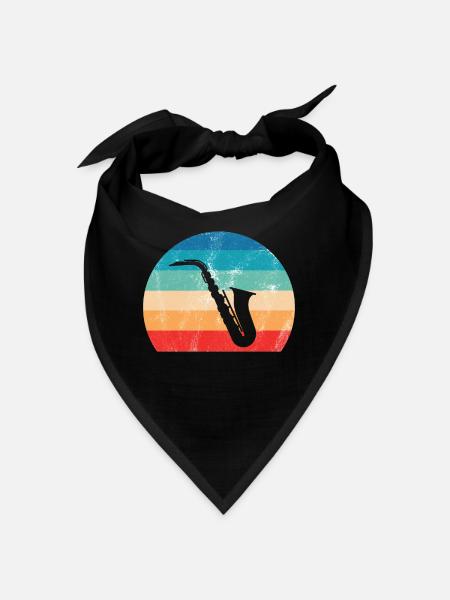 Jazz Tshirt - Bandana - black - Front