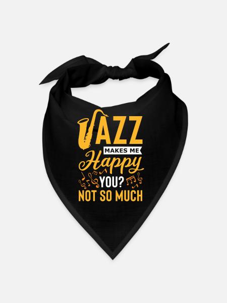Jazz - Bandana - Schwarz - Vorne