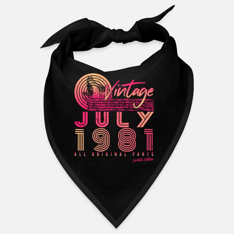 Retro 1981 Juli Bandana