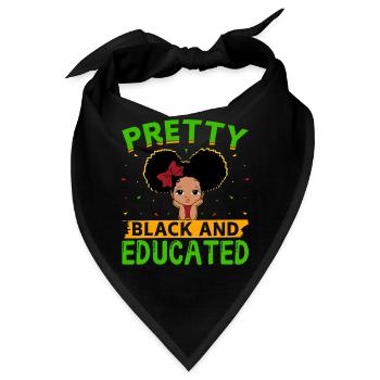 Black History Month Black History American - Bandana - Schwarz - Vorne