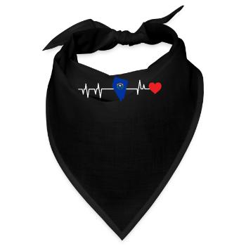 Nevada - Bandana - Schwarz - Vorne