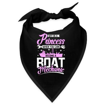 Princess women boat mechanic - Bandana - Schwarz - Vorne