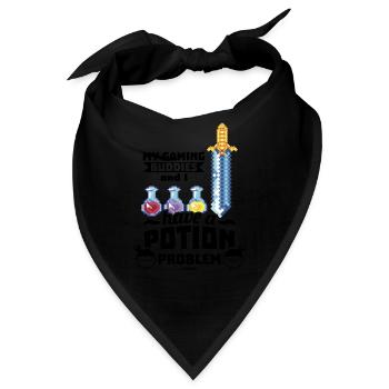 Gaming - Bandana - Schwarz - Vorne
