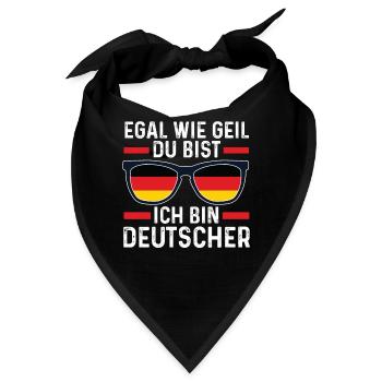 Deutscher Deutsches Deutschland - Bandana - Schwarz - Vorne