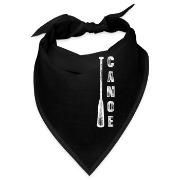 Kanu Kanufahrer Kanufahren - Bandana - Schwarz - Vorne
