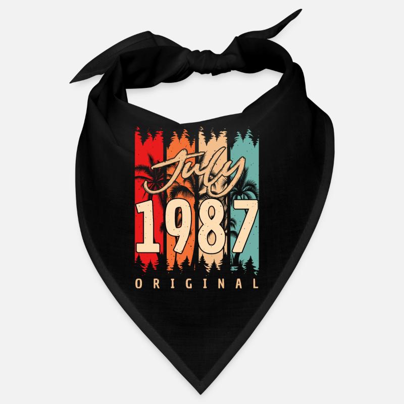 Juillet 1987 Idée cadeau Bandana