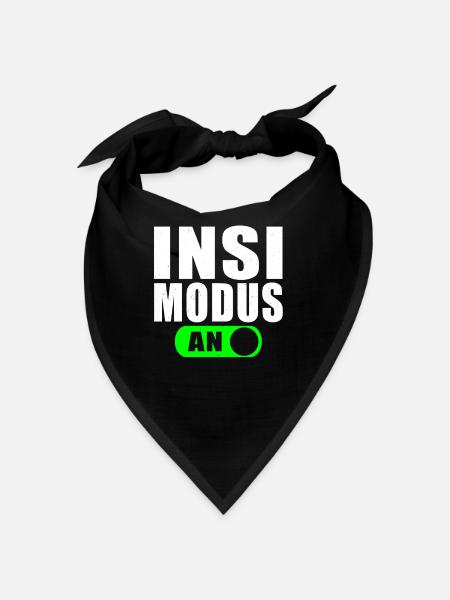 INSI MODUS - Bandana - Schwarz - Vorne
