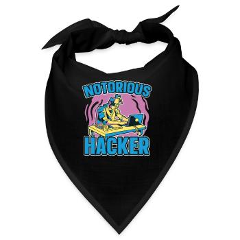 Programmierer Coder Software Entwickler - Bandana - Schwarz - Vorne