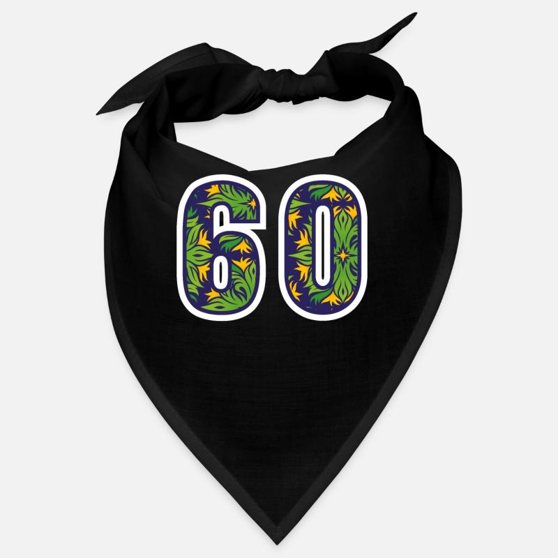 60 Nombre Vert Bandana