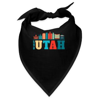 Utah - Bandana - Schwarz - Vorne