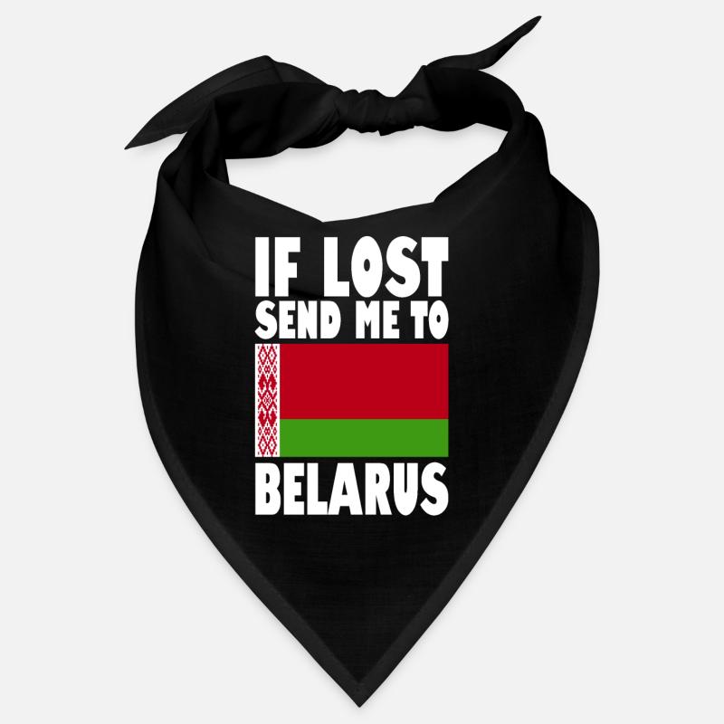 Belarus Flagge Spruch Bandana