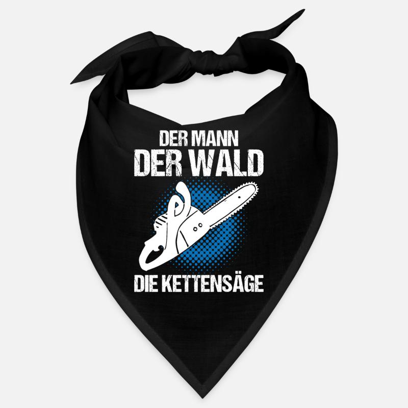 DER MANN DER WALD DIE KETTENSÄGE Bandana