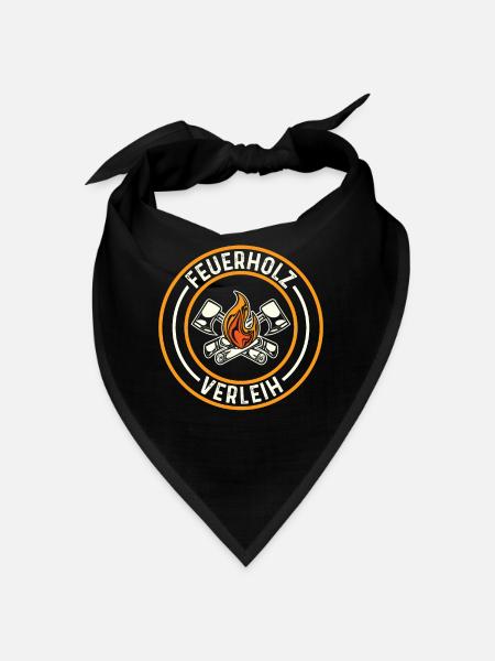 FEUERHOLZ VERLEIH - Bandana - Schwarz - Vorne