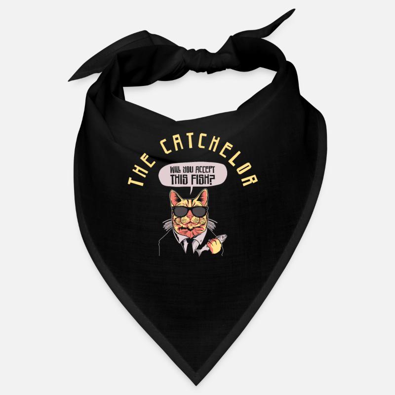 Catchelor Single Leben Katze Bachelor Party Bandana