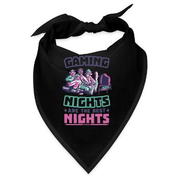 Game Nerd Spielkonsole Gaming zocken Gamepad - Bandana - Schwarz - Vorne