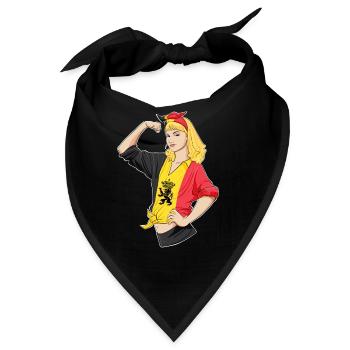Belgian Girl Unbreakable I Belgian Heritage I - Bandana - Schwarz - Vorne