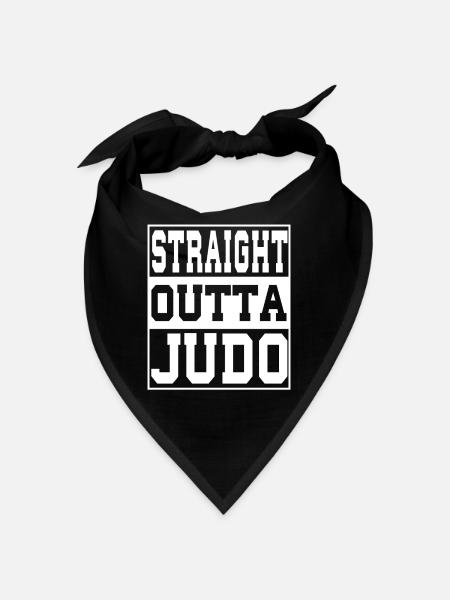 Judo disant drôle - Bandana - noir - Devant