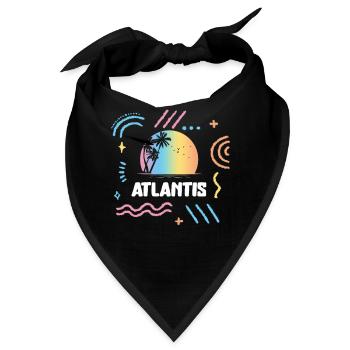 Atlantis Florida Urlaub Familie - Bandana - Schwarz - Vorne