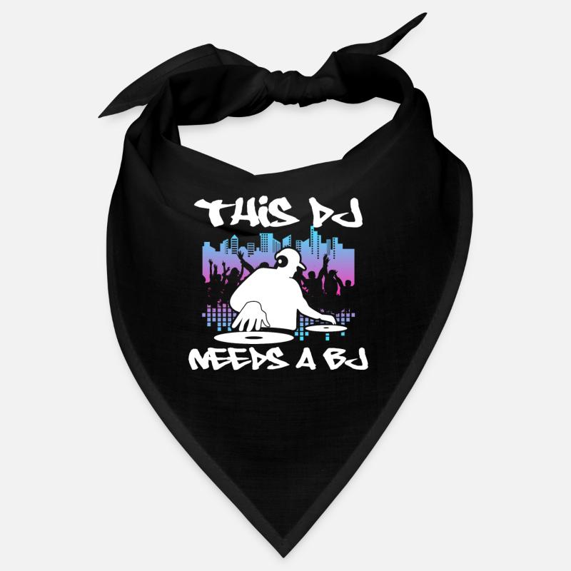 DJ Geschenk Musik Discjockey Disco Techno Rave Bandana