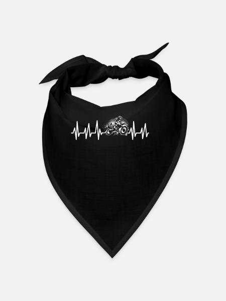 Motocross - Bandana - black - Front