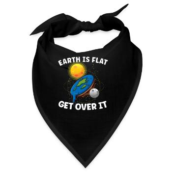 Flat Earth Theory Flat Earth Army Earth - Bandana - Schwarz - Vorne