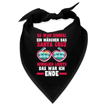 Es war einmal ein Mädchen das Santa Cruz wirklich - Bandana - Schwarz - Vorne