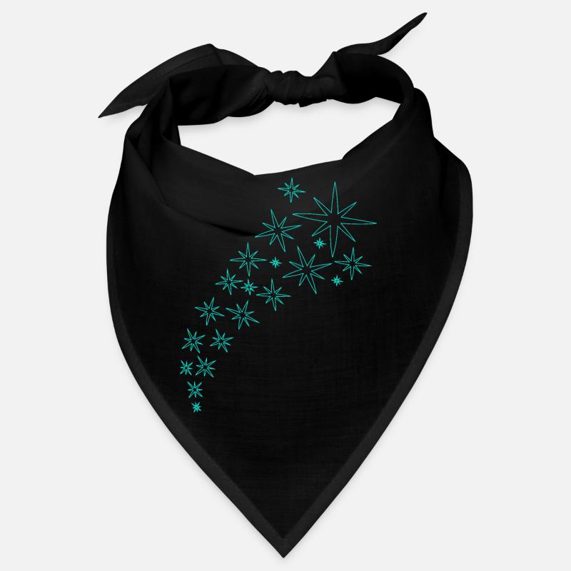 Sternenbogen Mintgrünes Design Bandana