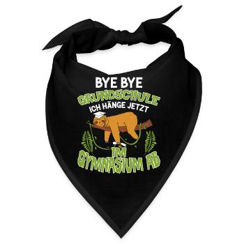 Grundschul Abschluss Grundschule Absolvent - Bandana - Schwarz - Vorne