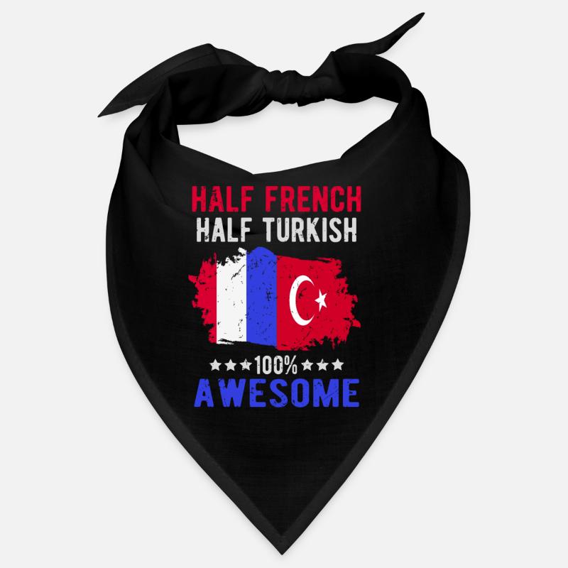 Moitié Français moitié turc Bandana