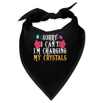 Energy Medicine Reiki Crystals Energy Healer - Bandana - Schwarz - Vorne