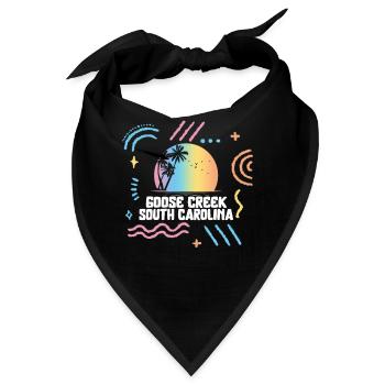 Goose Creek South Carolina Ferienfamilie - Bandana - Schwarz - Vorne